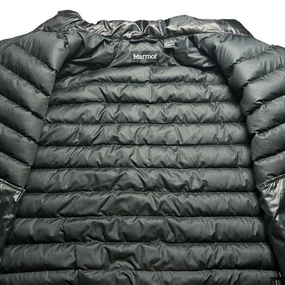 Marmot | Men | Azos Black 700 Duck Down Fill Winter Puffer Jacket | Size XL - Picture 10 of 15